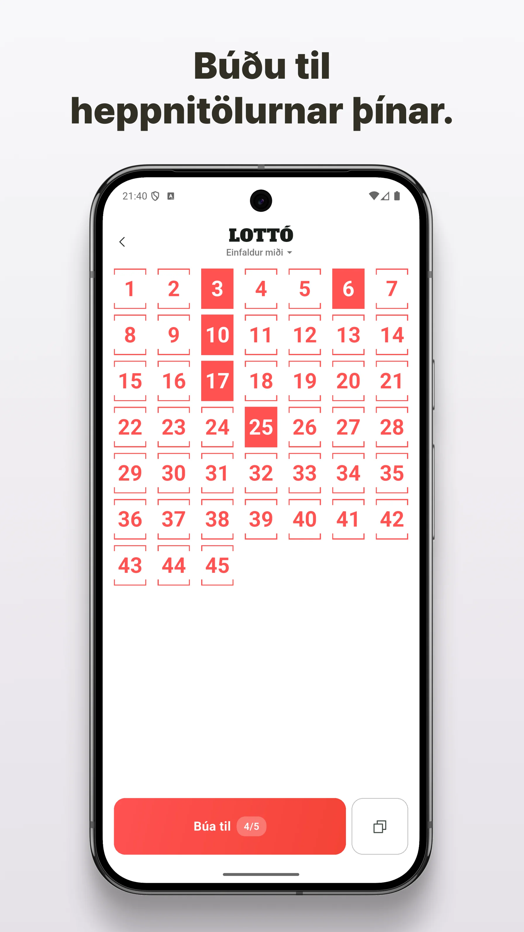 LundiLottó screenshot 3